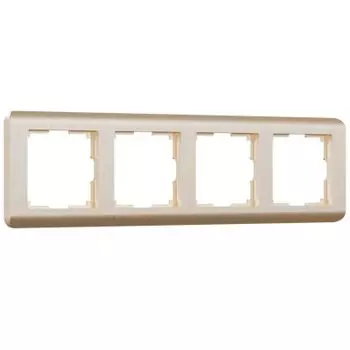 Рамка на 4 поста (шампань) W0042111 Werkel