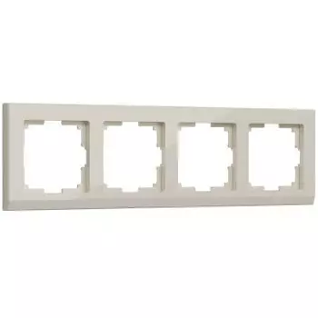 Рамка на 4 поста (слоновая кость) W0041803 Werkel