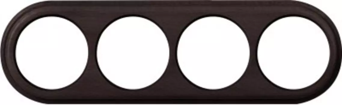 Рамка на 4 поста (венге) WL15-frame-04 Werkel