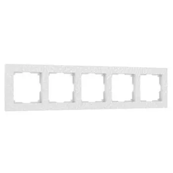 Рамка на 5 постов (белый) W0052401 Werkel