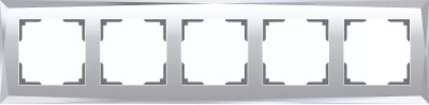 Рамка на 5 постов (зеркальный) Werkel W0051220