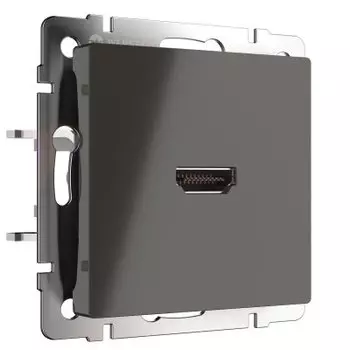 Розетка HDMI (серо-коричневый) WL07-60-11 Werkel