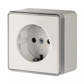 Розетка с заземлением и шторками Gallant (слоновая кость) Werkel W5071103