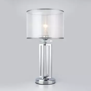 Современный настольный светильник Eurosvet 01078/1 Fargo хром