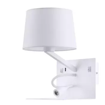Светильник бра с USB зарядкой Arte Lamp A1056AP-2WH