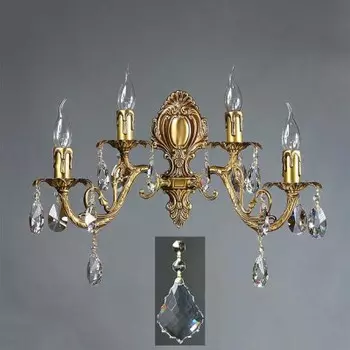 Светильник бра Ambiente 8888/2+2 AB New Leaf