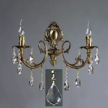 Светильник бра Ambiente 8888/2 PB New Leaf