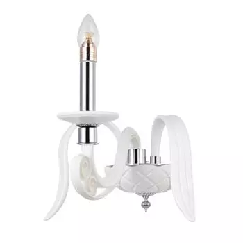 Светильник бра Crystal lux LETISIA AP1 WHITE 2180/401