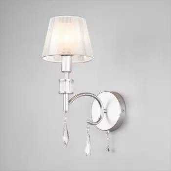 Светильник бра Евросвет 60092/1 серебро