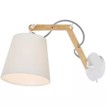 Светильник бра на штанге Arte lamp A5700AP-1WH Pinoccio