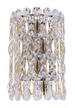 Светильник Crystal lux LIRICA AP2 CHROME/GOLD-TRANSPARENT