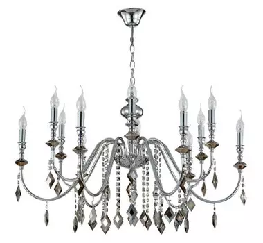 Светильник Crystal lux MERCEDES SP6+6 CHROME/SMOKE