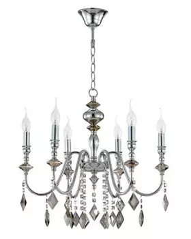 Светильник Crystal lux MERCEDES SP6 CHROME/SMOKE