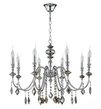 Светильник Crystal lux MERCEDES SP8 CHROME/SMOKE