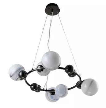 Светильник Crystal lux SALVADORE SP6H BLACK CHROMIUM