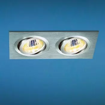 Светильник двойной встраиваемый Электростандарт 1011/2 хром