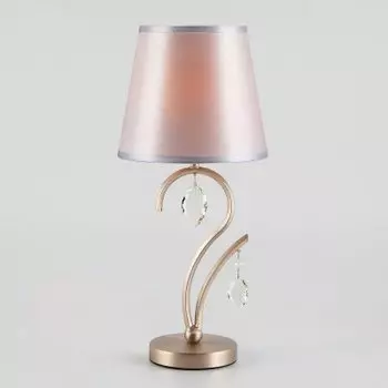 Светильник Eurosvet 01059/1 сатин-никель/прозрачный хрусталь Strotskis