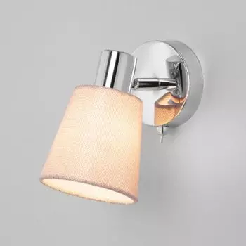 Светильник Eurosvet 20080/1 хром/бежевый