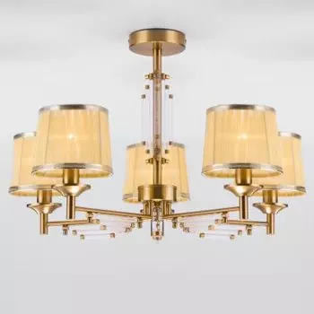 Светильник Eurosvet 60081/5 золотая бронза