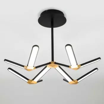 Светильник Eurosvet 90147/4 черный/золото