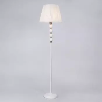 Торшер с абажуром Eurosvet 01058/1 белый