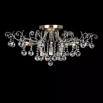 Люстра хрустальная Eurosvet 10042/12 античная бронза