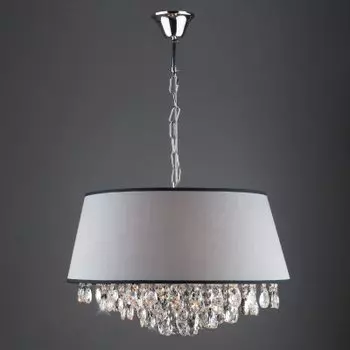 Светильник Eurosvet 10092/5 хром/прозрачный хрусталь Strotskis