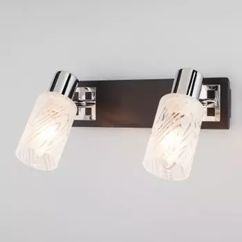 Светильник Евросвет 20020/2 хром/венге