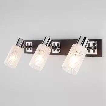 Светильник Евросвет 20020/3 хром/венге