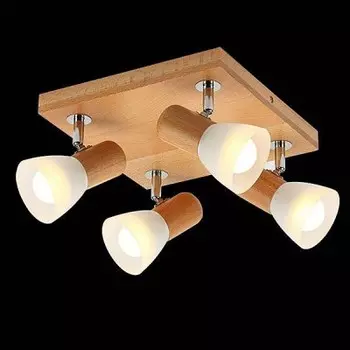 Светильник Евросвет 20045/4 светлое дерево