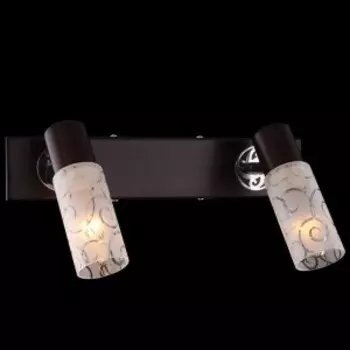 Светильник Евросвет 21130/2 хром/венге