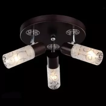 Светильник Евросвет 21131/3 хром/венге