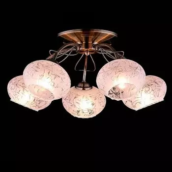 Светильник Евросвет 30047/5 античная бронза