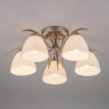 Люстра Евросвет 30121/5 сатин-никель