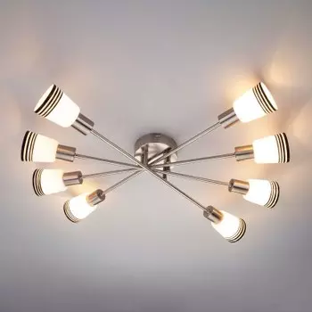 Светильник Евросвет 30132/8 сатин-никель