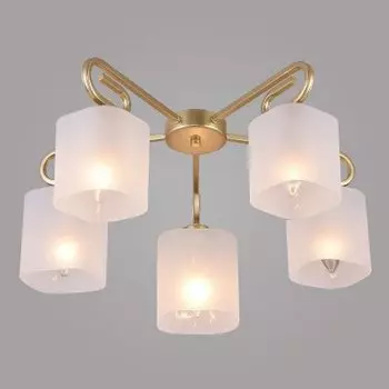 Люстра потолочная Евросвет 30143/5 латунь