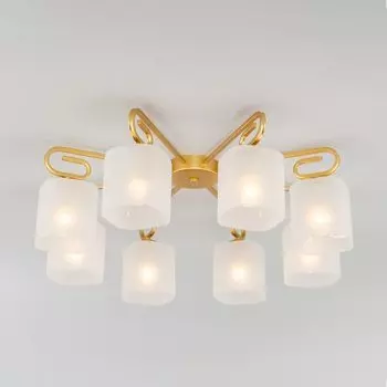 Люстра потолочная Евросвет 30143/8 латунь