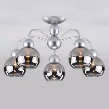 Светильник Евросвет 30148/5 серебро