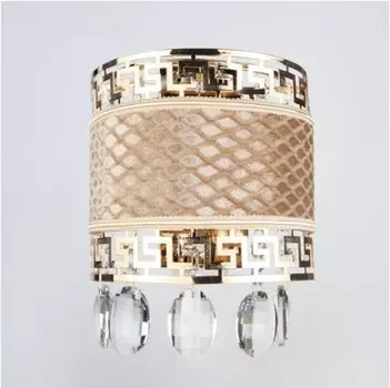 Светильник Евросвет 3456/2 золото/прозрачный хрусталь Strotskis