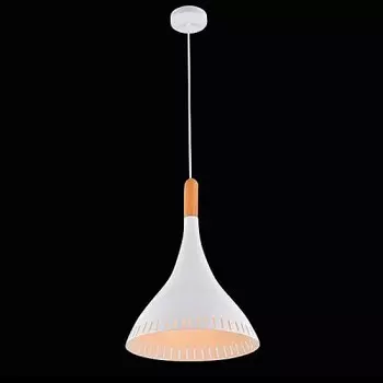 Светильник Евросвет 50074/1 белый/светлое дерево