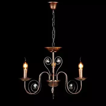 Светильник Eurosvet 60018/3 черный с золотом