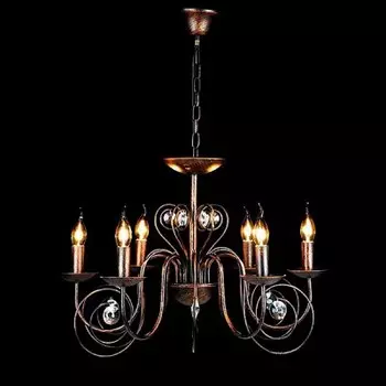 Светильник Евросвет 60018/6 черный с золотом