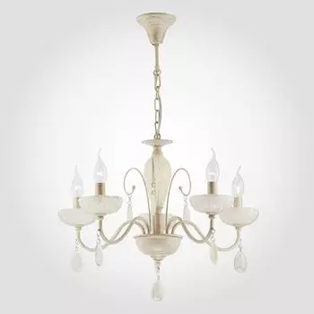 Светильник Евросвет 60048/5 белый с золотом