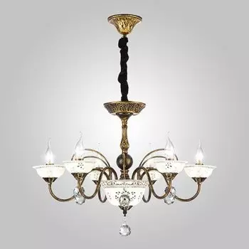 Светильник Евросвет 60049/6 черный с золотом