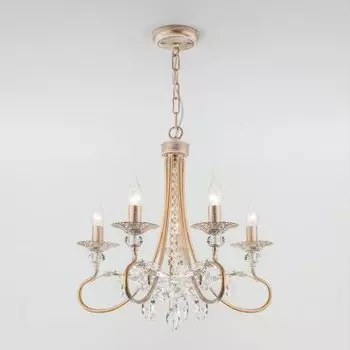 Светильник Евросвет 60057/5 белый с золотом