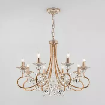 Светильник Евросвет 60057/8 белый с золотом