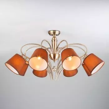 Люстра потолочная Eurosvet 60074/8 античная бронза