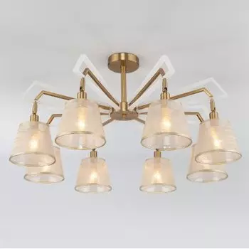 Светильник Евросвет 60082/8 золотая бронза