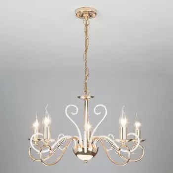 Люстра хрустальная Евросвет 60090/5 золото