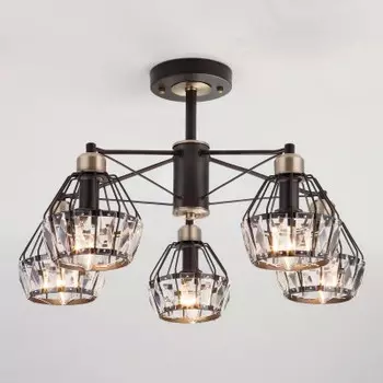 Светильник Евросвет 70075/5 черный